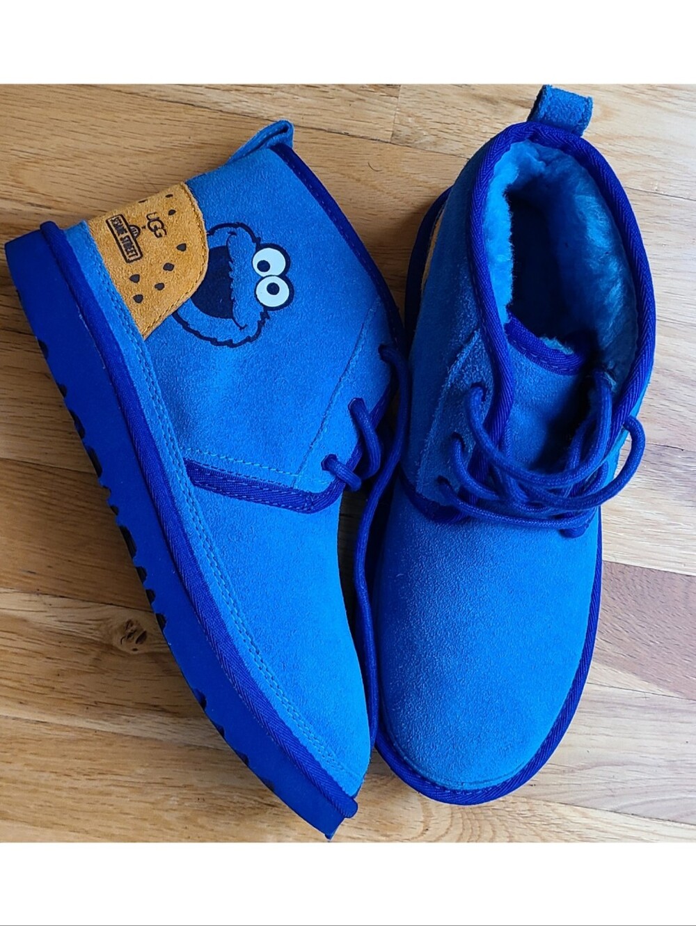 Ugg X Cookie Monster Neumel II Chuka Boot Womens 7.5 Limited Edition Retro Boho